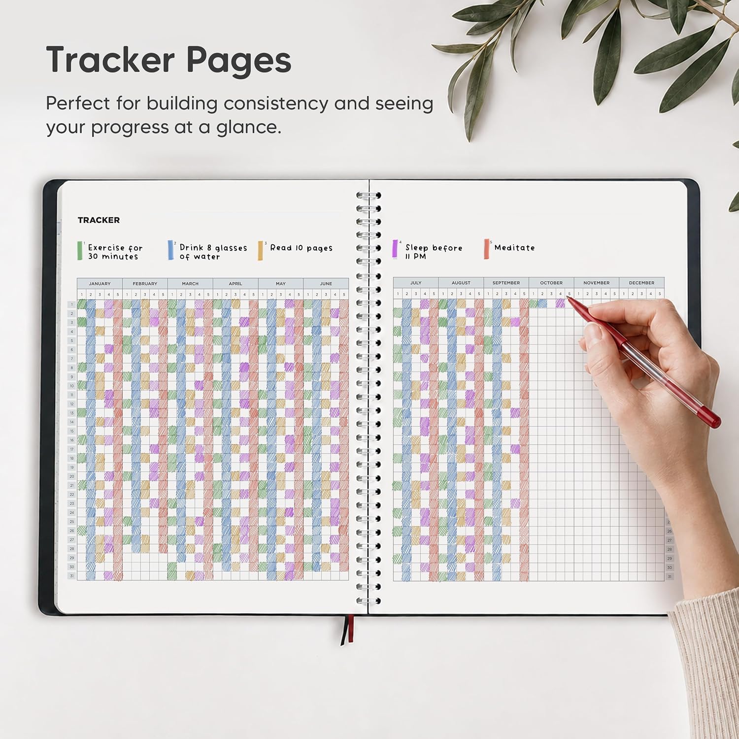 Inamio 2027 Planner Weekly and Monthly – Hourly Appointment Book, 8.5 x 11 - Image 5